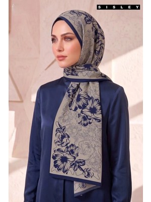 Sisley Esila Desenli Şal S-S-2013 Gri