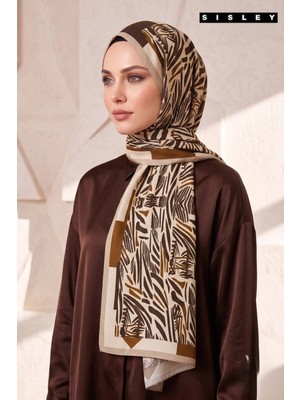 Sisley Esila Desenli Şal S-S-2012 Bej