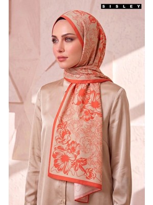Sisley Esila Desenli Şal S-S-2013 Vizon