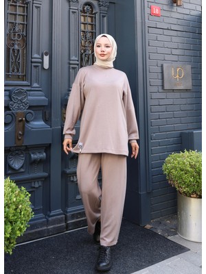 Oysho Kumaş Sweat ve Pantolon Ikili Takım