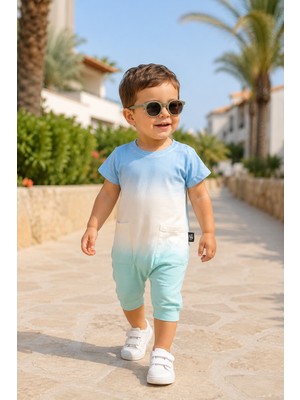 Unisex Renkli Bebek Yazlık Mevsimlik Tulum 20321