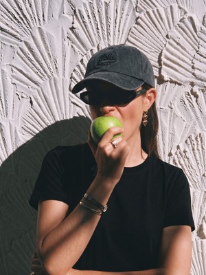 Fortuno Siyah Baseball Cap Nakışlı - Unisex Şapka