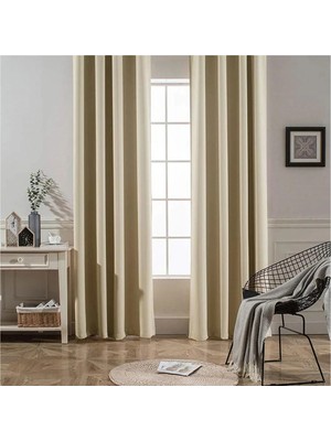 Premier Home Blackout Bej Fon PERDE150X260 cm