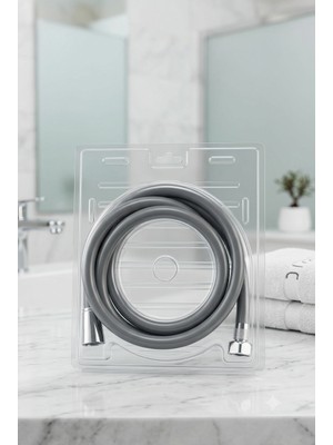 ECA E.c.a ve Grohe Uyumlu Burkulmaz Duş Spirali Duş Hortumu - 150CM