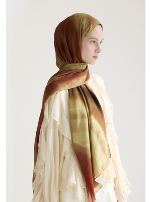 Fresh Scarfs Ombre Floş Viskon Şal Sahra