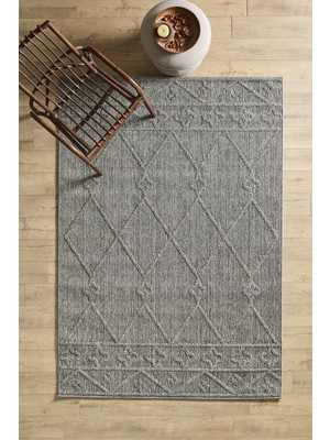 Red Halı Iskandinav Tasarım Boho Desenli Gri Halı Salon Halısı Mutfak Halısı Yolluk Paspas Dış Mekan Halısı