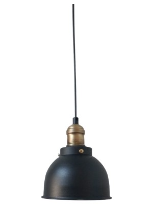 Rsylight Retro Metal Dekoratif Tekli Siyah Rustik Sarkıt Avize