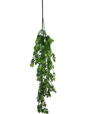 Dekorsende Yapay Şimşir Sarkıt Mini Yapraklı Yeşil 80 cm