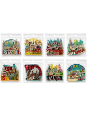 Lovesta Home Istanbul Temalı Silikon Buzdolapı Süsü Magnet ALK5826