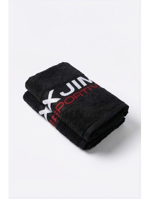 Xjim 2'li %100 Pamuk 50X100 Spor Sporcu Havlusu Fitness Antrenman Gym Golf Boks Havlusu Ter Emici