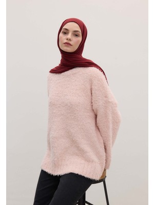 Fresh Scarfs Bambu Penye Şal Bordo