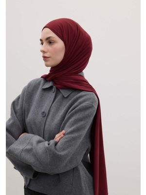 Fresh Scarfs Bambu Penye Şal Koyu Bordo