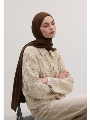 Fresh Scarfs Bambu Penye Şal Sıcak Kahve