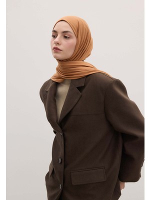 Fresh Scarfs Bambu Penye Şal Tarçın Kabuğu
