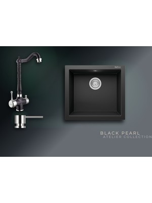 Real Stone Black Pearl Collection Gordion 52 K005 & Ares Premium Mutfak Koleksiyonu