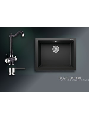 Real Stone Black Pearl Collection Gordion 60 K012 & Ares Premium Mutfak Koleksiyonu