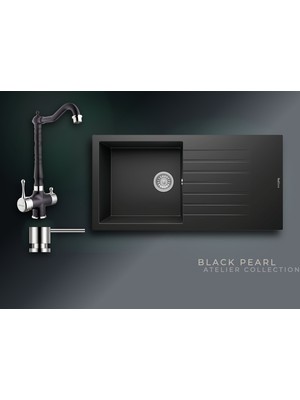 Real Stone Black Pearl Collection Laodikya 100 Xl P015 & Ares Premium Mutfak Koleksiyonu
