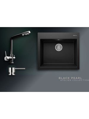 Real Stone Black Pearl Collection Didyma 60 K002 & Abant Premium Mutfak Koleksiyonu