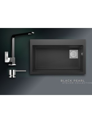 Real Stone Black Pearl Collection Likya & Göksu Premium Mutfak Koleksiyonu