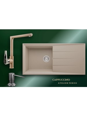 Real Stone Cappuccino Atelier Series Assos 86 Xl P011 & Vesta Premium Mutfak Koleksiyonu