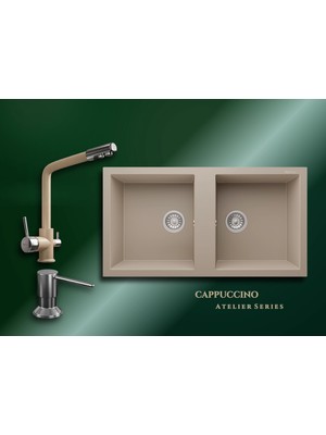 Real Stone Cappuccino Atelier Series Nemrut 97 P019 & Abant Premium Mutfak Koleksiyonu