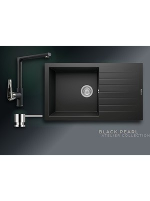 Real Stone Black Pearl Collection Laodikya 86 Xl P014 & Vesta Premium Mutfak Koleksiyonu