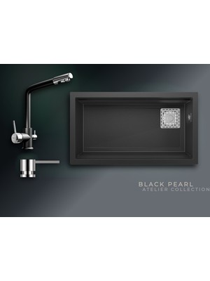 Real Stone Black Pearl Collection Almila & Abant Premium Mutfak Koleksiyonu