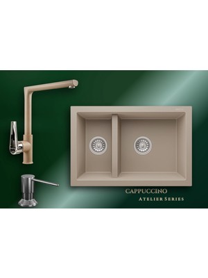 Real Stone Cappuccino Atelier Series Bergama & Vesta Premium Mutfak Koleksiyonu