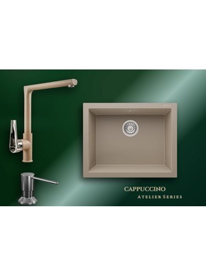 Real Stone Cappuccino Atelier Series Gordion 60 K012 & Vesta Premium Mutfak Koleksiyonu