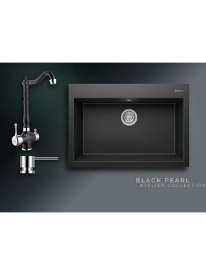 Real Stone Black Pearl Collection Didyma 77 & Ares Premium Mutfak Koleksiyonu