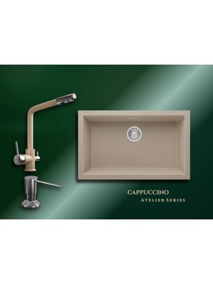 Real Stone Cappuccino Atelier Series Gordion 77 K013 & Abant Premium Mutfak Koleksiyonu