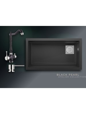 Real Stone Black Pearl Collection Almila & Ares Premium Mutfak Koleksiyonu