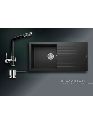 Real Stone Black Pearl Collection Laodikya 100 Xl P015 & Abant Premium Mutfak Koleksiyonu