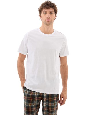 Blackspade Erkek Tshirt Loose Fit 9638 - Beyaz