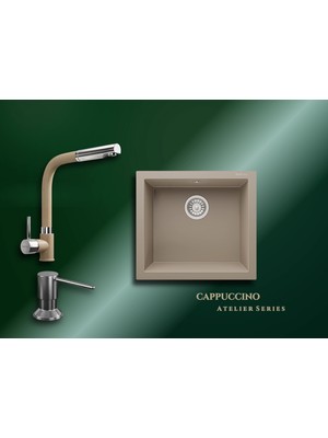 Real Stone Cappuccino Atelier Series Gordion 52 K005 & Sümela Premium Mutfak Koleksiyonu