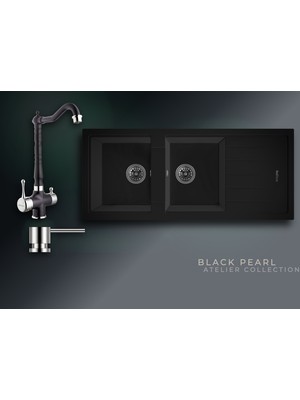 Real Stone Black Pearl Collection Esila P021 & Ares Premium Mutfak Koleksiyonu