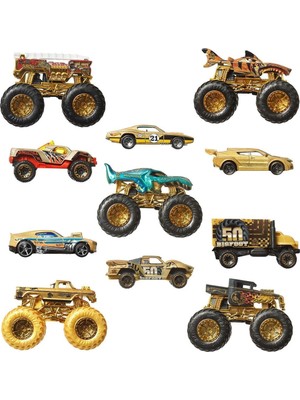 Colezium JDW07 Hot Wheels  Trucks Bigfoot Trophy Şampiyonları Araba ve Kamyon Çokl