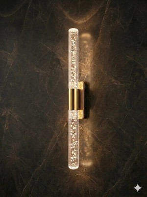 Backhome Bubblelight Medium 40 cm Modern Tasarım LED Aplik - Duvar Lambası - Gold -  Elektrikli - Günışığı