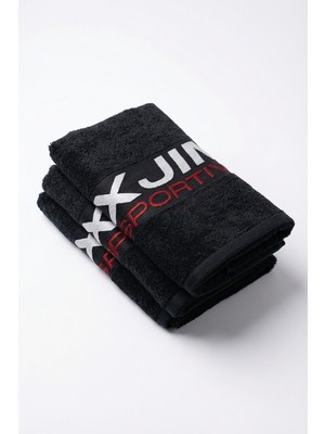 Xjim 3'lü %100 Pamuk 50X100 Spor Sporcu Havlusu Fitness Antrenman Gym Golf Boks Havlusu Ter Emici