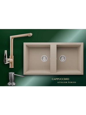 Real Stone Cappuccino Atelier Series Nemrut 97 P019 & Vesta Premium Mutfak Koleksiyonu