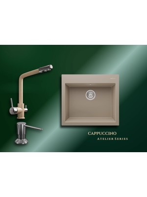 Real Stone Cappuccino Atelier Series Didyma 60 K002 & Abant Premium Mutfak Koleksiyonu