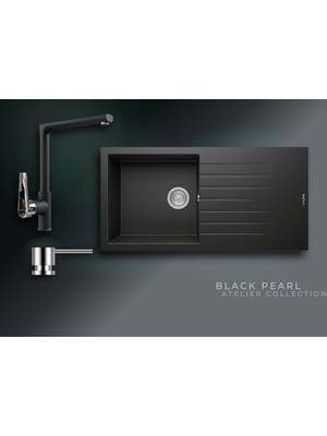 Real Stone Black Pearl Collection Laodikya 100 Xl P015 & Vesta Premium Mutfak Koleksiyonu