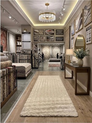 Dinarsu Antiq Halı Bubble Krem Modern Kaymaz Taban Salon Hol, Koridor Mutfak Yıkanabilir Jel Kesme Yolluk