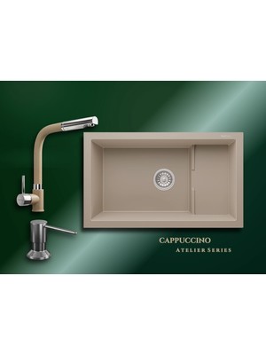 Real Stone Cappuccino Atelier Series Patara P017 & Sümela Premium Mutfak Koleksiyonu