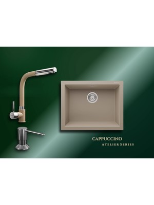 Real Stone Cappuccino Atelier Series Gordion 60 K012 & Sümela Premium Mutfak Koleksiyonu