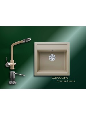 Real Stone Cappuccino Atelier Series Olympos 56 K004 & Abant Premium Mutfak Koleksiyonu