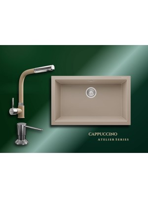 Real Stone Cappuccino Atelier Series Gordion 77 K013 & Sümela Premium Mutfak Koleksiyonu