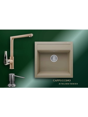 Real Stone Cappuccino Atelier Series Olympos 56 K004 & Vesta Premium Mutfak Koleksiyonu