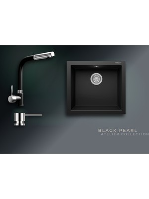 Real Stone Black Pearl Collection Gordion 52 K005 & Sümela Premium Mutfak Koleksiyonu