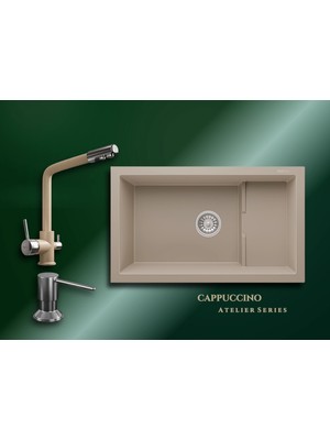 Real Stone Cappuccino Atelier Series Patara P017 & Abant Premium Mutfak Koleksiyonu
